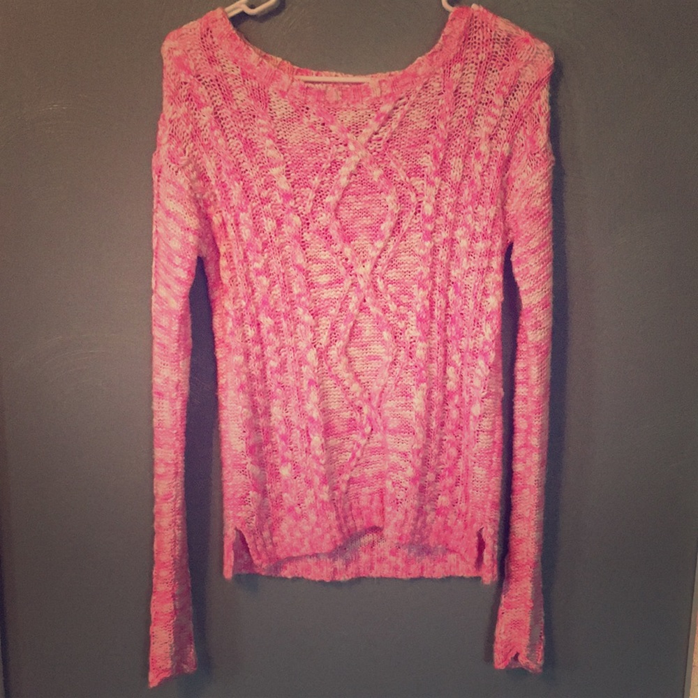 Pink sweater